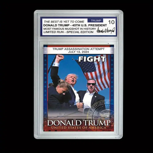 Donald Trump Assassination Attempt Trading Card