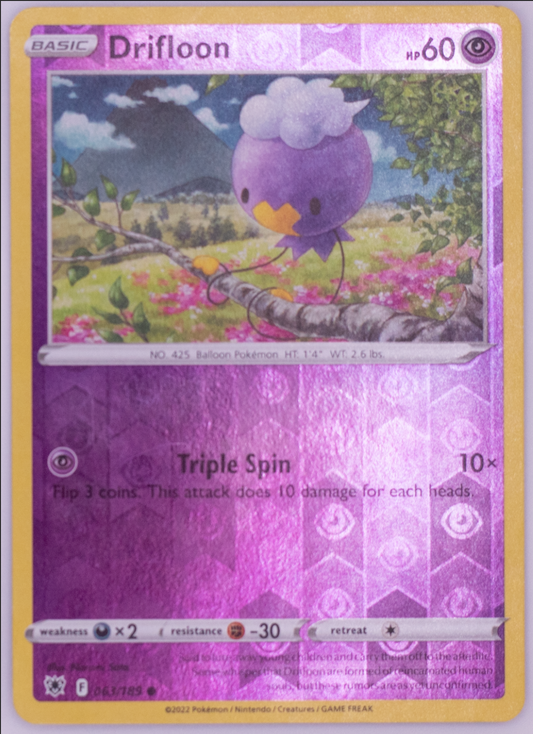 Drifloon Astral Radiance Reverse Holo 063/189