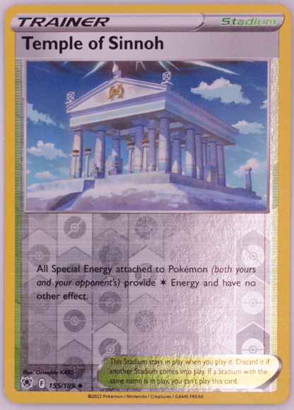 Temple of Sinnoh Astral Radiance Reverse Holo 155/189